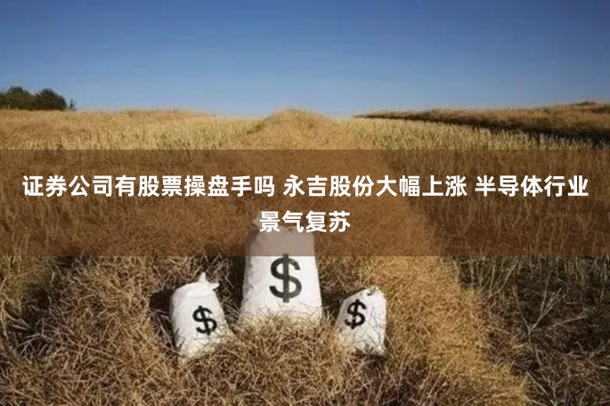证券公司有股票操盘手吗 永吉股份大幅上涨 半导体行业景气复苏