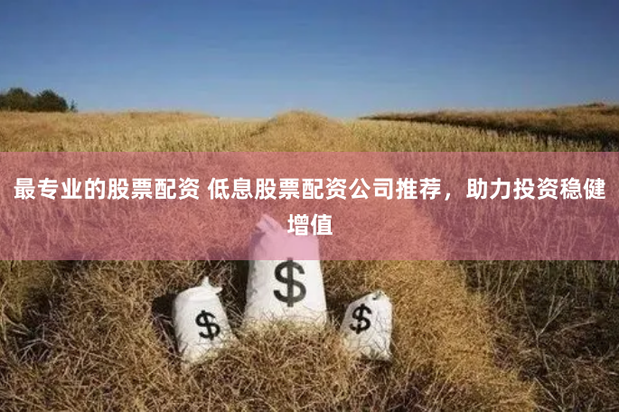 最专业的股票配资 低息股票配资公司推荐，助力投资稳健增值